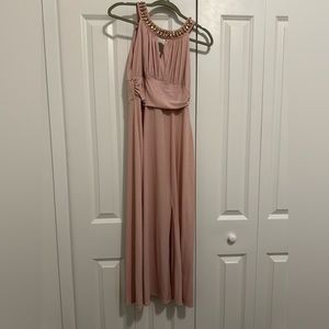 Rose cocktail wedding dress